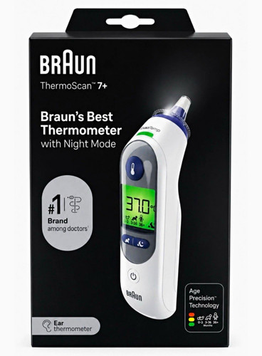 Braun thermoscan ear - 7+,