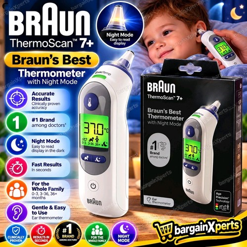 Braun thermoscan ear - 7+,